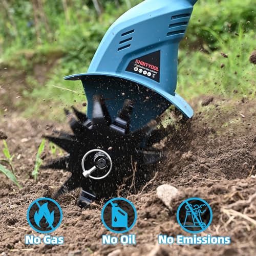 Mini cultivador inalámbrico con batería 21V y 4.0 Ah miniatura 5