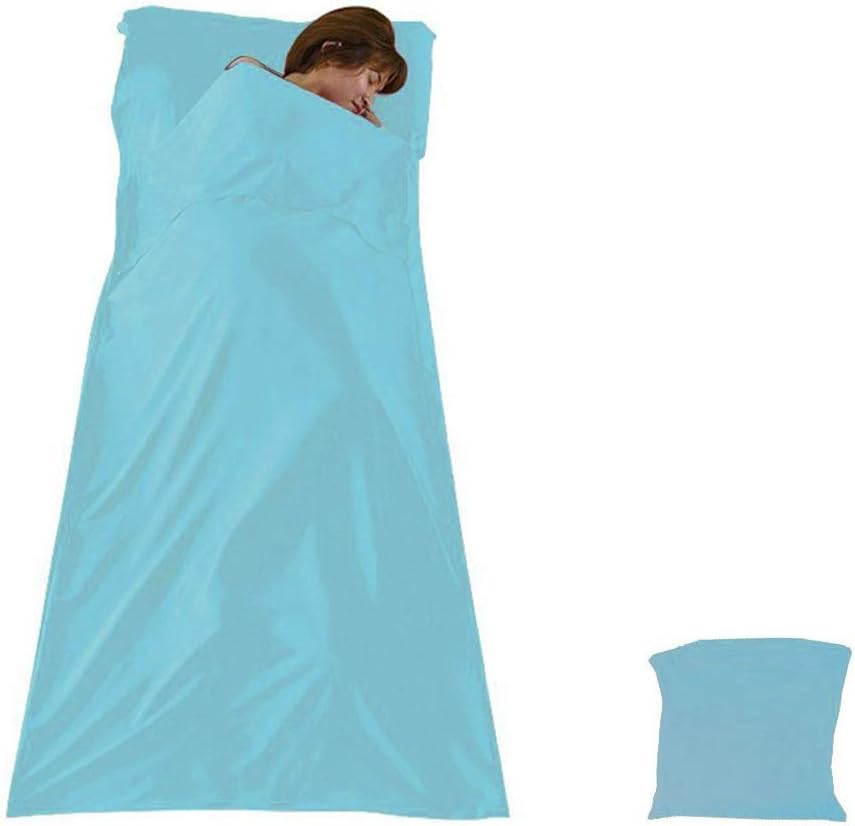 Sleeping Bag Liner Cotton Lightweight Travel Sleep Sack Sleeping Sheet for Adults Camping Hiking Picnic Travel Hotel Backpacking