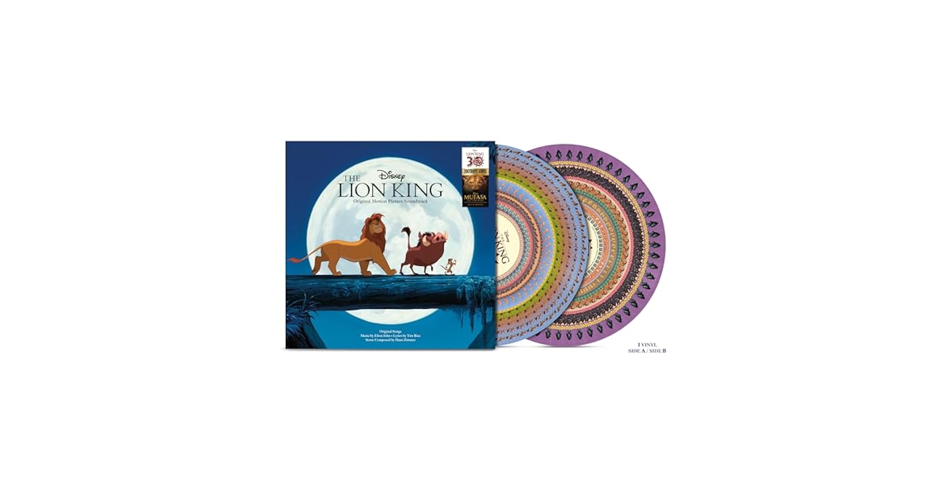 ライオン・キング Lion King レコード 30th周年 ズートロープ仕様 Amazon.com: Lion King: 30th Anniversary (Original Soundtrack