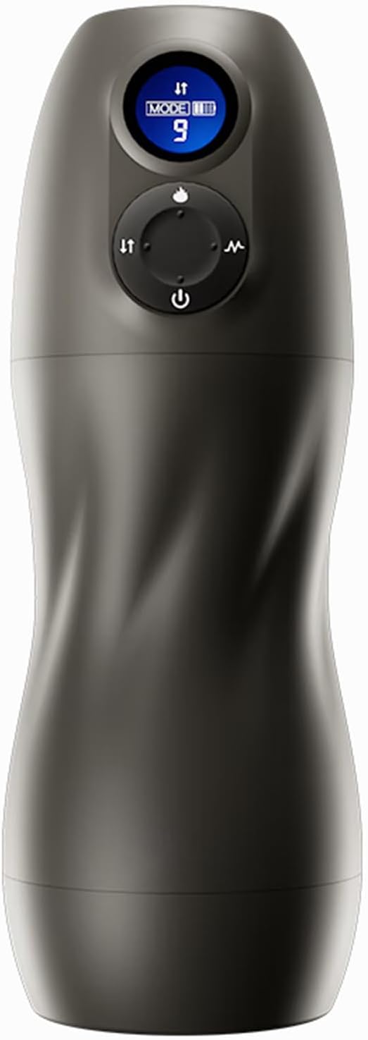 Sex Toy Men Adult Male Toys Male Adult Toys Sucking Male Masturbator with Vibration & Suction Super Soft TPE Channel Automatic Vibrating Hands Free Male Masturbators Penis Pump Men Sex Toy Machine