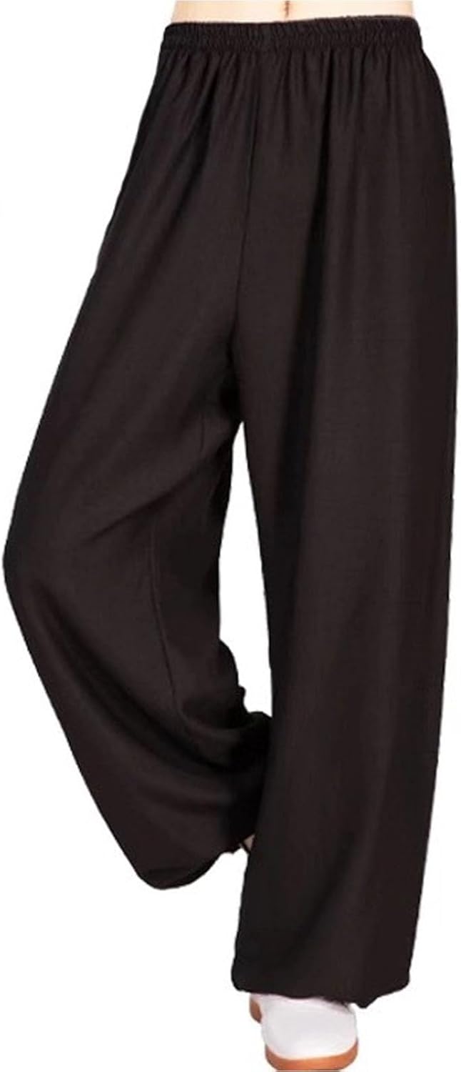 Tai Chi Pants,Wing Chun Tai Chi Loose Pant for Men Women,Kung Fu Trousers,Martial Arts Pants with Pockets