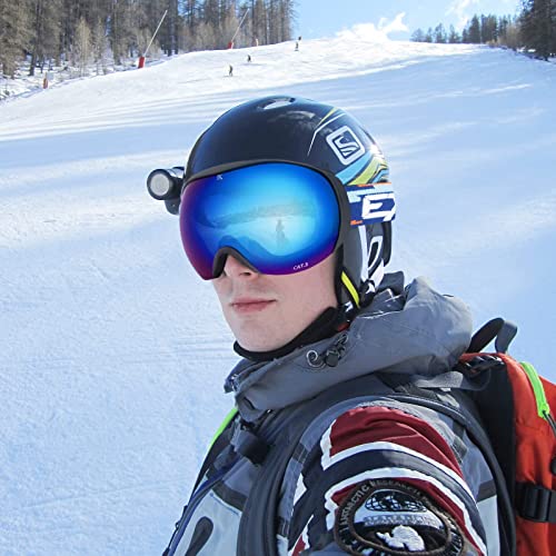 Extremus Milkrun Ski Goggles, Lightweight,Wide View,Uv400 Protection,Helmet Compatible,Snowboard & Snow Goggles For Men Women #TOP5