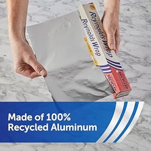 Reynolds Wrap Recycled Aluminum Foil Roll, 12 Inch Wide, 200sq ft — photo 4 of 6