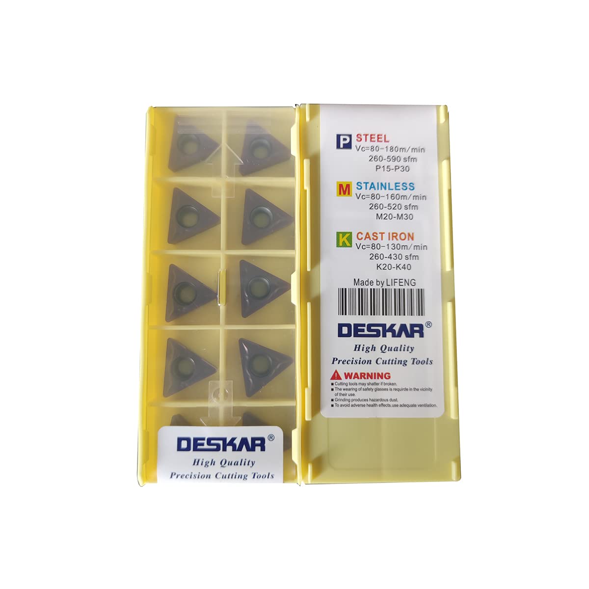 Deskar 100% Original TCMT TCMT16 TCMT16T3 TCMT16T308 LF6018 Triangular Boring Cutter