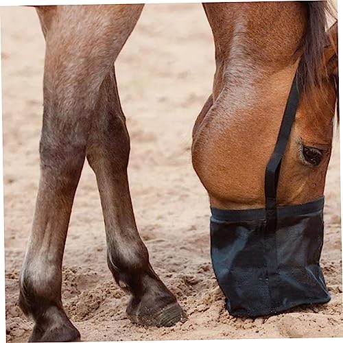 GANAZONO 3 Peças Bolsa De Malha De Náilon Para Cavalos Sacos Para Alimentação De Cavalos Bolsa De Gr