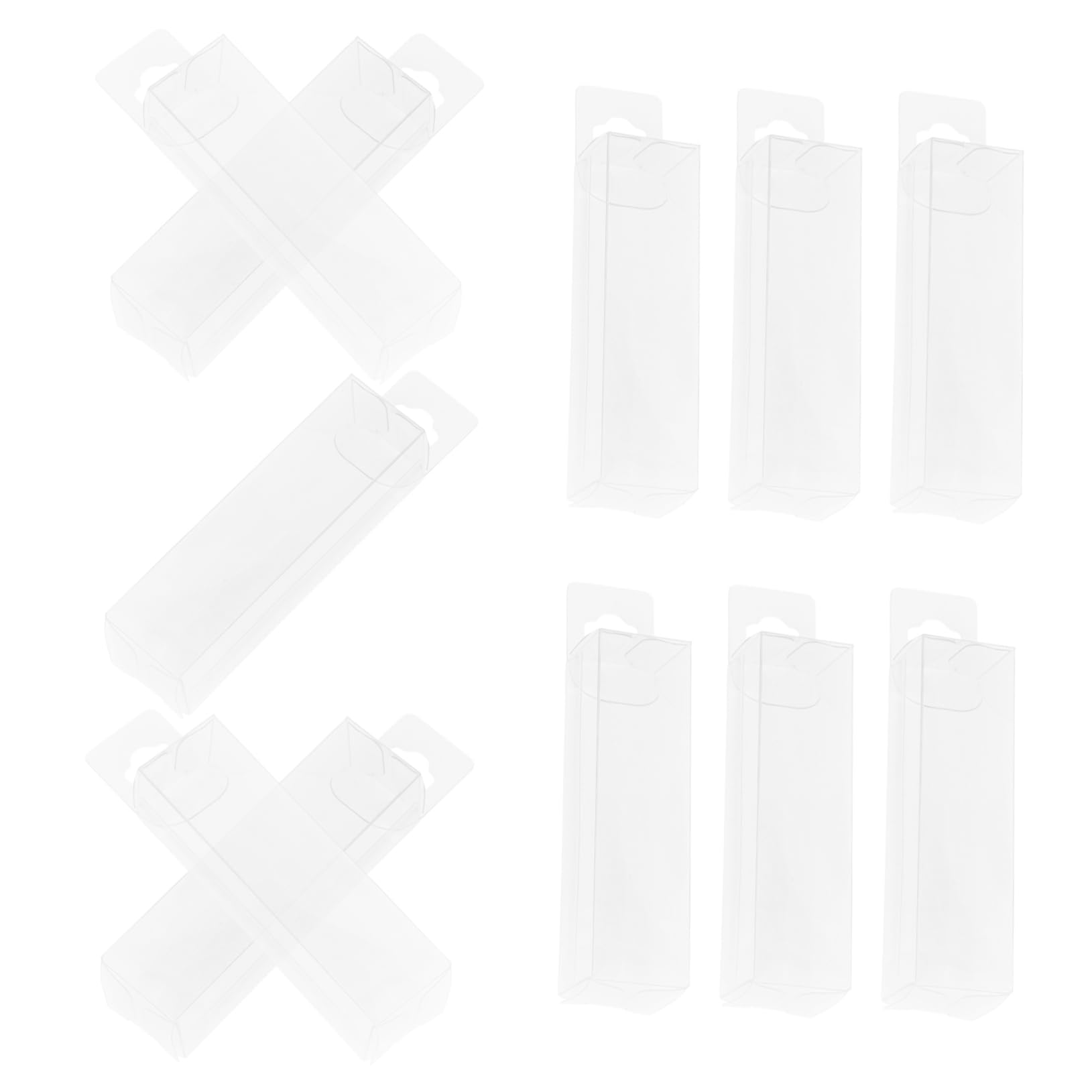 minkissy 125stücke Transparente Lippenbalsam Boxen Wiederverwendbare Lipgloss Verpackung Für Lippenstifte Nachfüllbare Behälter Praktische Aufbewahrung Für Reisen Und Büro