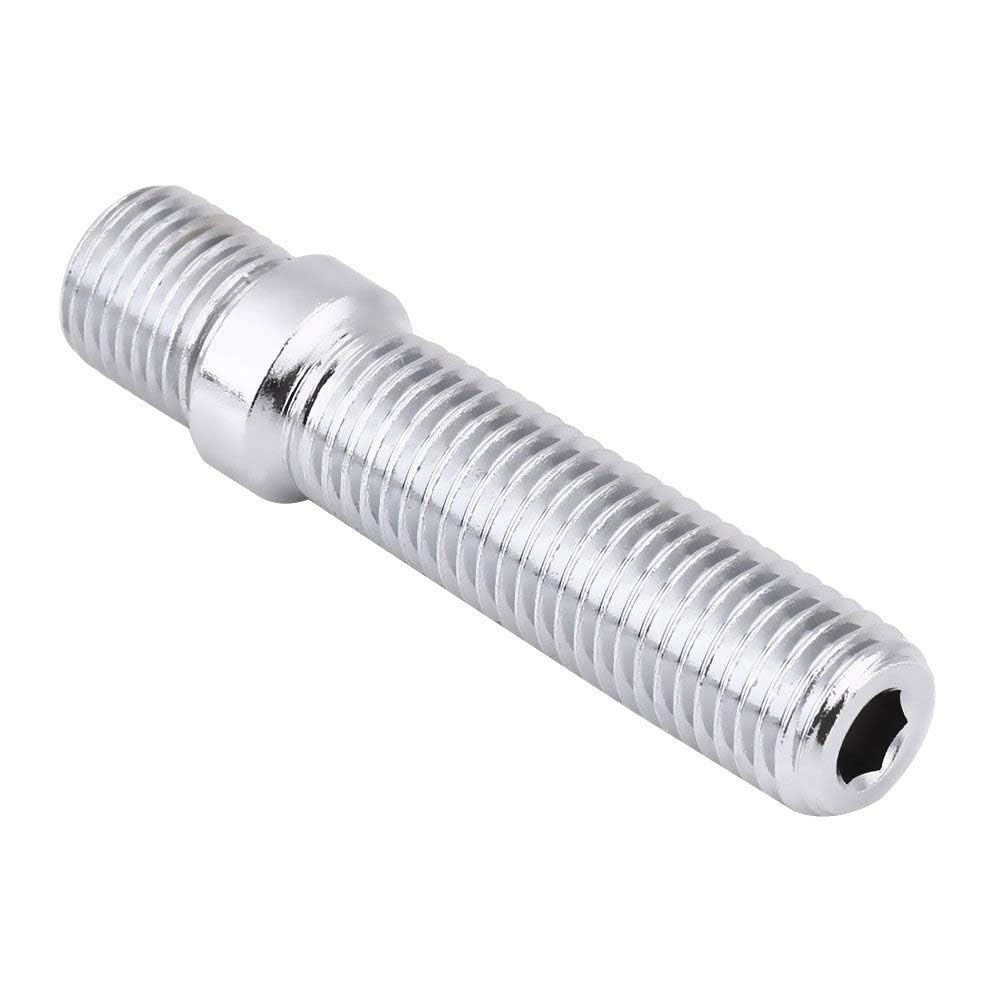 Perno de ruedas, 20 unids 57 mm Rueda extendida Perno de conversión 12x1.5 a 12x1.5 Adaptador de tornillo