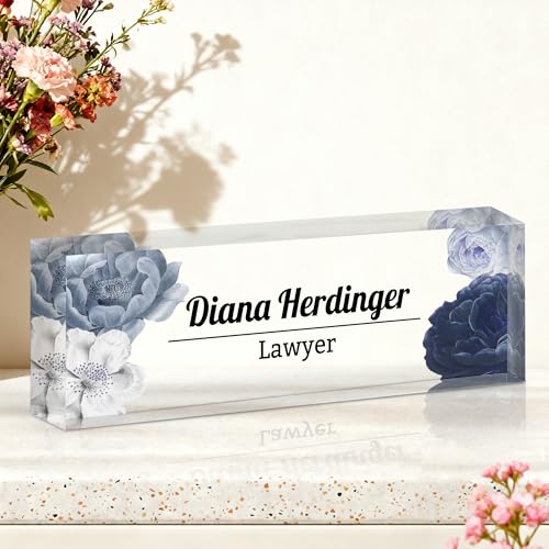 Ship Next Day Custom Name Plate for Desk, Desk Name Plate Personalized