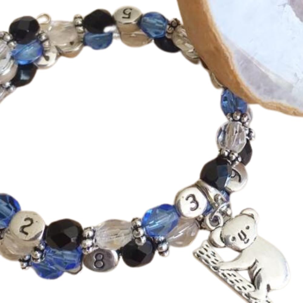 Bracelet d'allaitement - permet de noter l'heure de la dernière tétée ou dernier biberon - modèle Nakry