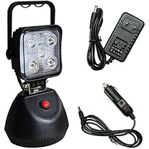PA LED Dual High Power 1800lm Portable Rechargeable LED Work Light for Car Inspection PA LED Outdoor Lighting SUV Off-Road Trucks Boats 4x4 Tractor Garage, Camping Light