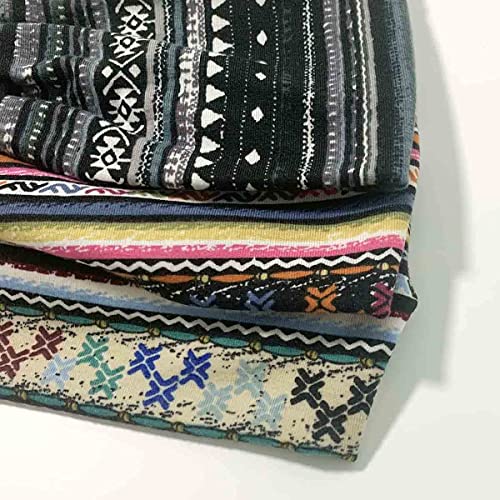 K-Elewon 3 Pack Women Wide Elastic Head Wrap Headband Sports Yoga Hair Band (3 Pack(A10)) #TOP2