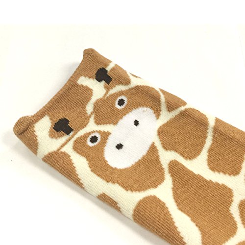 Bowbear Baby 3 Pair Wilderness Buddies Leg Warmers, Giraffe, Tiger, Panda #TOP4