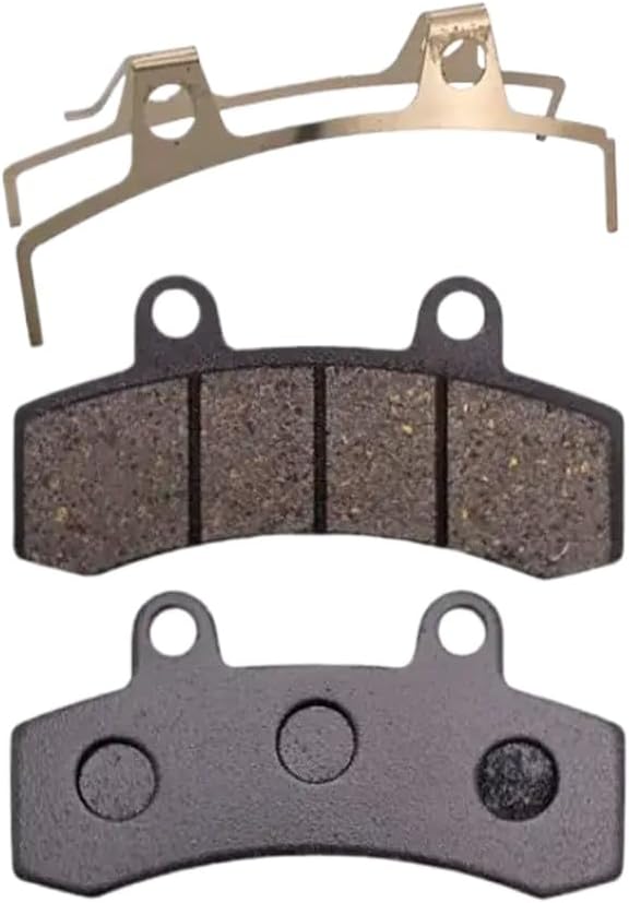 Metal Separator Clip for LD607 Rear Brake Pads Compatible with Three-Piston Motorcycle and Scooter Calipers(pad and clip)