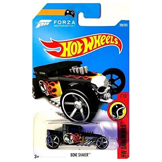 Hot Wheels 2017 HW Daredevils Forza Motorsport Bone Shaker 208/365, Black