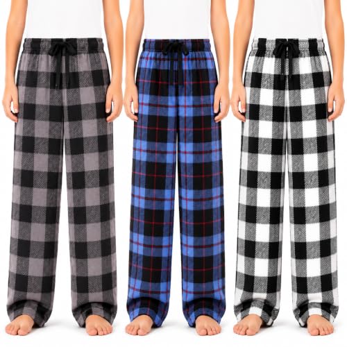 US Angels 3-Pack Boys Pajama Pants