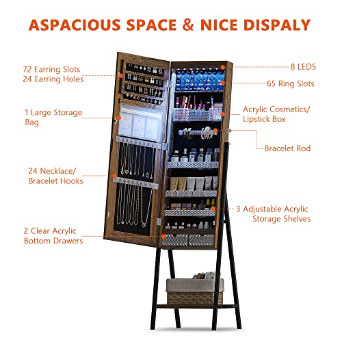 Lvifur Display Cabinet with Glass Doors by Lvifur - Image 2