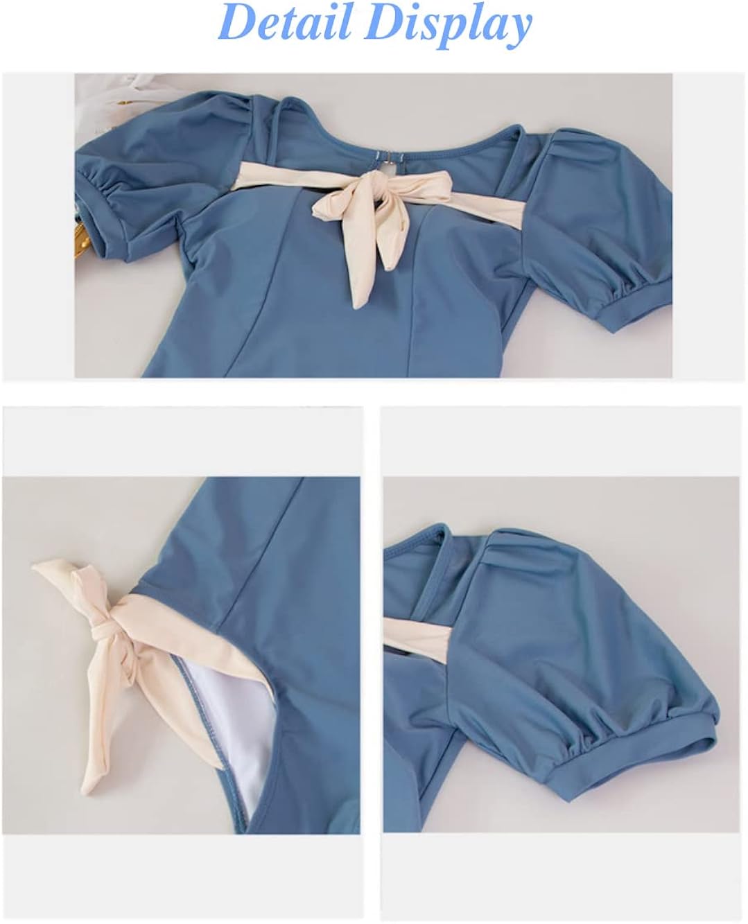 JHTPSLR Teen Girls Swimsuit with Skirt Elegant Aesthetic Swimsuits Cute Kawaii Swimsuit Two Pieces Princess Style : Clothing, Shoes & Jewelry