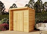 Alpholz Gartenhaus Bratek aus Massiv-Holz, Gerätehaus mit 19 mm Wandstärke...