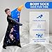 Sensory Sock Medium,6-9 Years,Space Full Body Sock Wrap for Autistic Children to Relieve Stress,Relaxing Sensory Compression Body Sack for Kids Sensory Processing Disorder