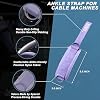 TAVIEW Ankle Straps Cable Machine Attachment for Gym - Cable Kickback Ankle Straps - Padded Ankle Cuffs for Glute Kickbacks and Leg Workouts