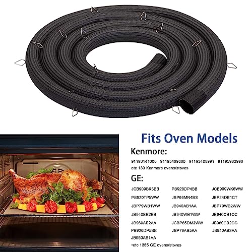 Image of WB04T10001 WB04T10086 Range Oven Door Door Gasket Replacement Suitable for GE, Kenmore