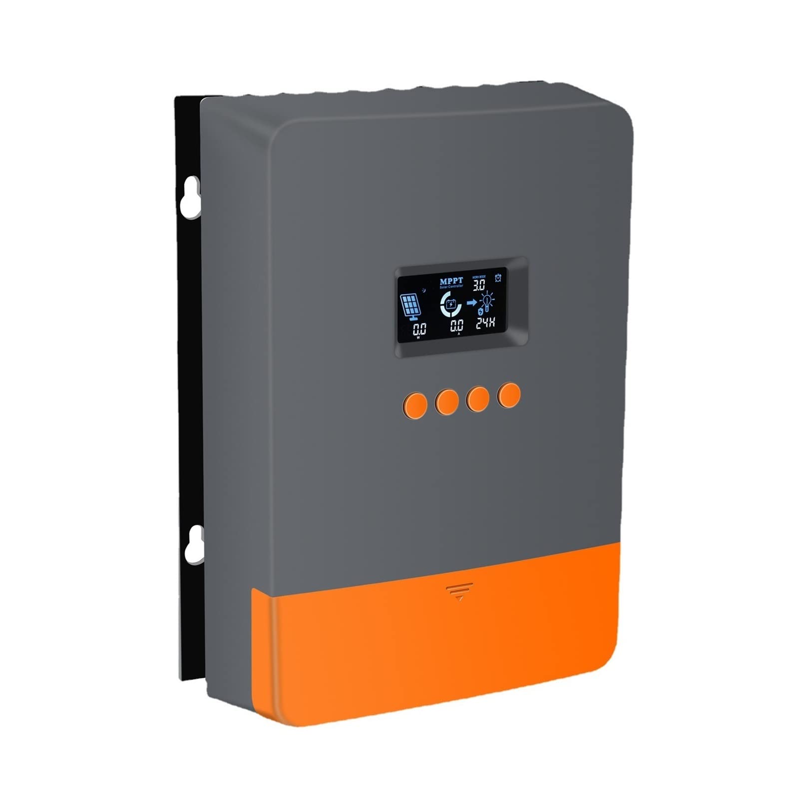 Gqnblvhzupdm One Color Solar Controller, 60A Mppt Solar Controller 12V/24V/48V Home Energy Storage Photovoltaic System
