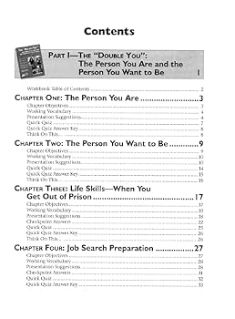 Paperback Jist's Putting the Bars Behind You: Instructor's Resource Manual Book