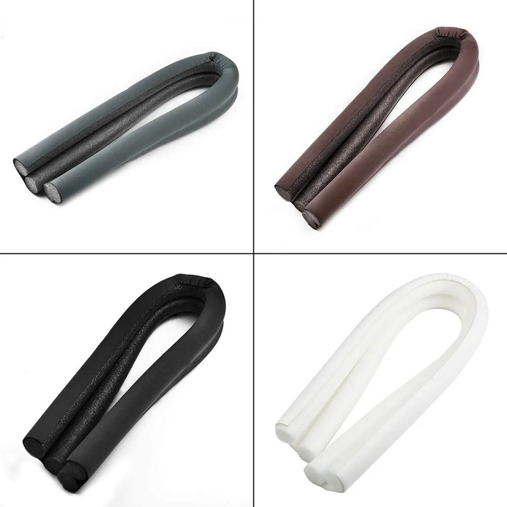 Windproof Seal Strip Draught Excluder - 95cm Double-Sided Door Bottom Guard for Dustproof & Soundproof Protection(Brown)