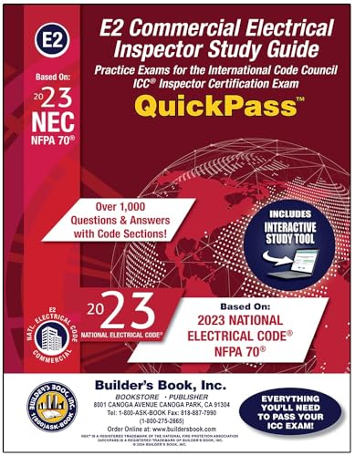 E2 Commercial Electrical Inspector QuickPass Study Guide Based On 2023 NFPA 70