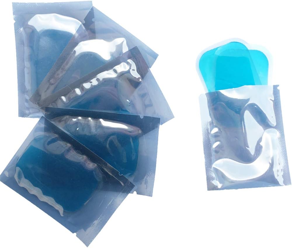 OHYAIAYN 48pcs Gel Sheets for Gel Pad, Abs Trainer Replacement Gel Sheet Abdominal Toning Belt Muscle Toner Ab Trainer Accessories (2pcs/Packs, 24packs/Box)