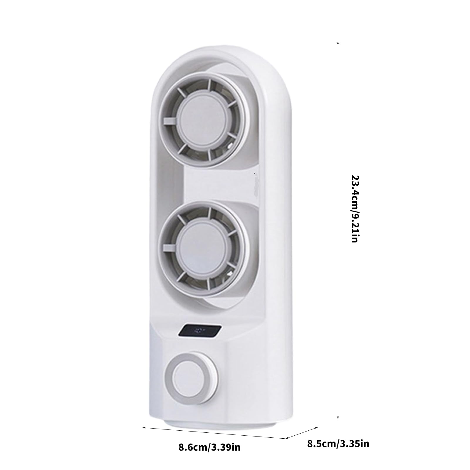 Ventilador de torre de escritorio con velocidades ajustables, cabezal agitador, ventilador eléctrico para circuladores de aire domésticos