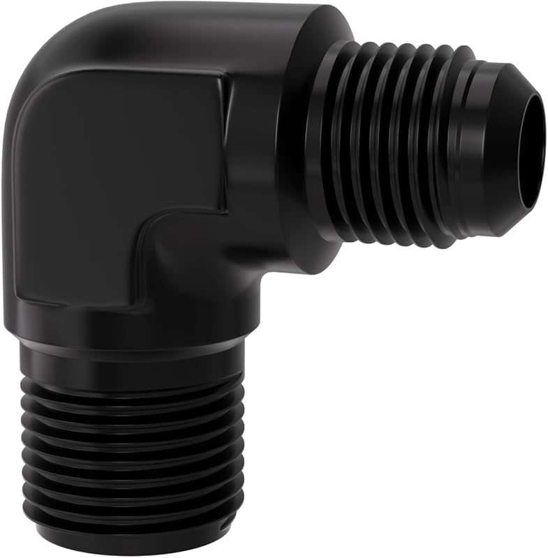 Adaptador de conexão 90° APIELE 6AN para 3/8 NPT em alumínio – 1 unidade