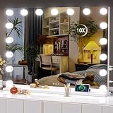 Hasipu 32 x 24 Inch Hollywood Vanity Mirror