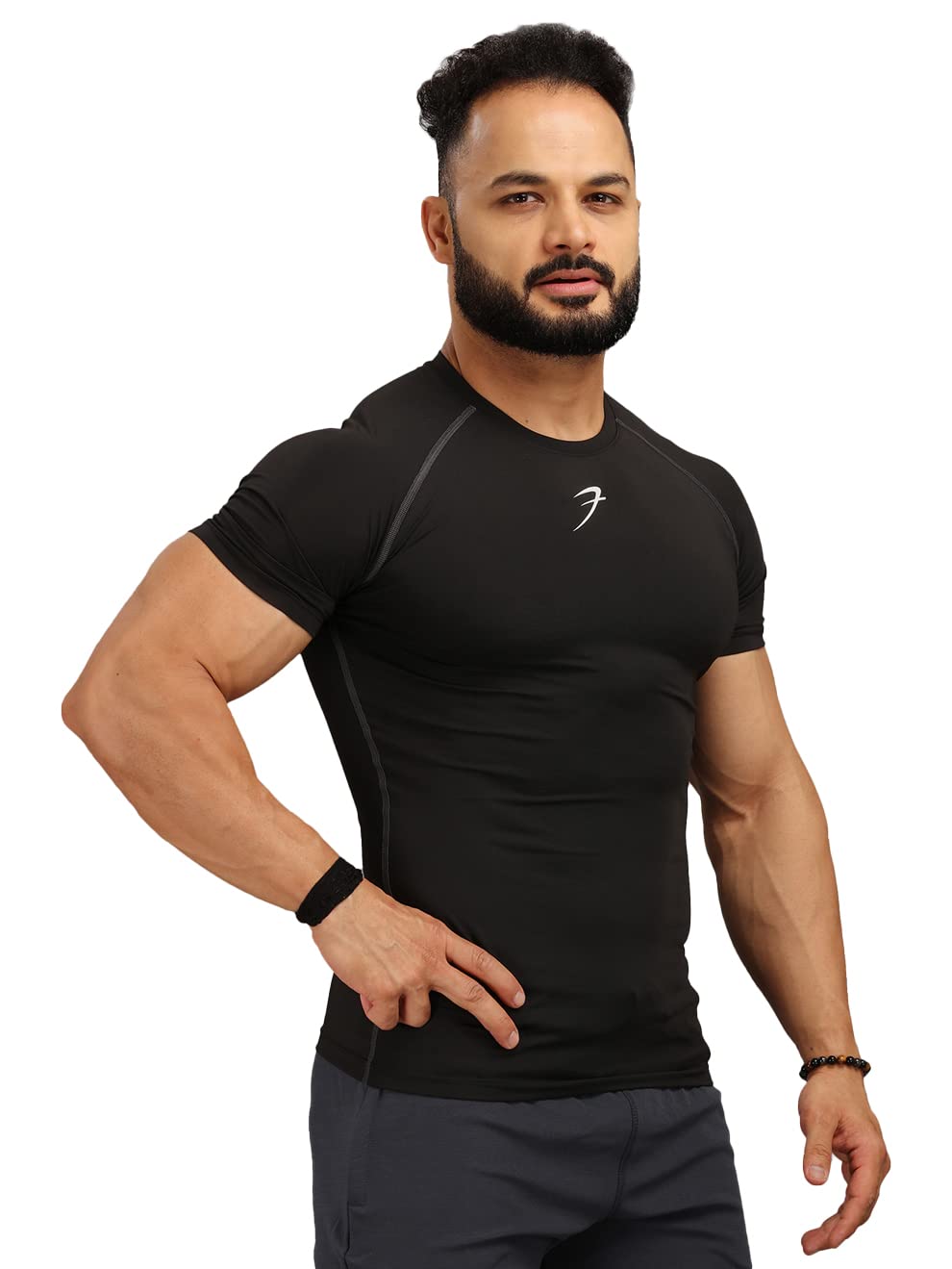 FUAARK Men's Half Sleeve Compression T-Shirt - Athletic Base Layer for Fitness - Review, Price and Buying Guide