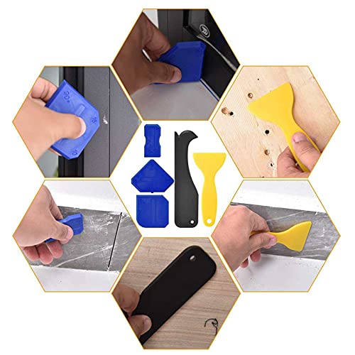 Ferramentas de calafetagem de 19pcs em 1 Ferramenta de acabamento selante Ferramenta de argamassa ra