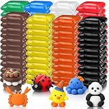 Sufficient Quantity: each package contains 100 pieces of air dry clay, the total weight is 35.27oz, each weighing 10 grams; This modeling clay is suitable for various handcrafting activities; It is packaged separately and easy to share; It can be app...