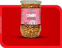Milho para Pipoca Gourmet Tipo Mushroom Candy, 400g, Grãos Selecionados para Pipoca Perfeita