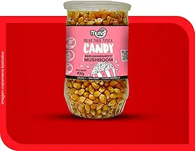 Milho para Pipoca Gourmet Tipo Mushroom Candy, 400g, Grãos Selecionados para Pipoca Perfeita