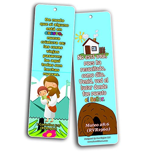 Spanish Powerful God Memory Verse RVR1960 Bookmarks (12-Pack)