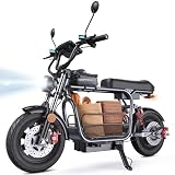iScooter Electric Scooter with Seat & Basket, 1500W, 45 Miles, 15'x3' Tires