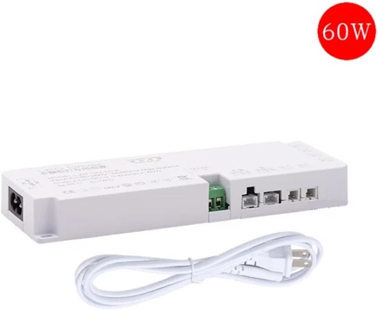 Ultra-Thin DC12V 36W 60W 100W Power Supply AC110V 260V Transformer Cabinet Lighting LED Driver(12V US Plug,36W LED Driver)