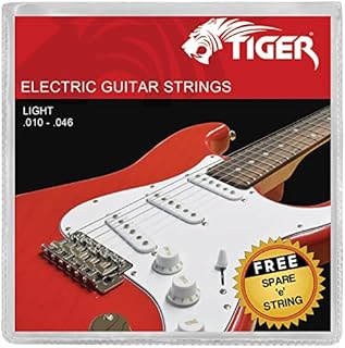 Tiger Struny do gitary elektrycznej lekkie - 0,010-0,046