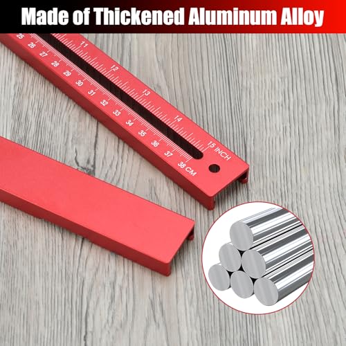 4 in 1 Router Milling Groove Bracket, Aluminum Alloy Router Circle Cutting Jig for Woodworking