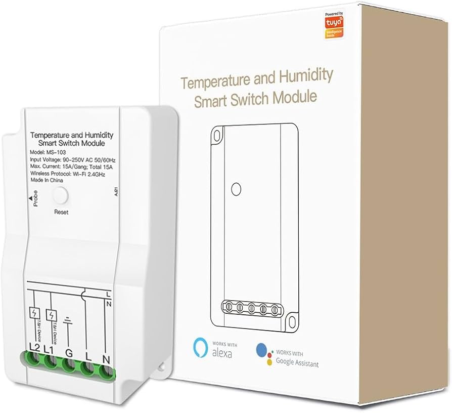 Smart Wifi Wireless Temperature Umidità Termide Modulo Schermo Di