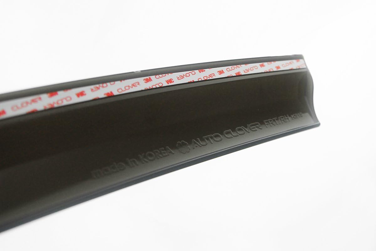 Smoked Tinted Side Weather Deflector Sun Rain Guard Visors 4p Compatible with 2017~2019 Optima Plug-in Hybrid