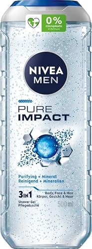 NIVEA MEN Pure Impact Oczyszczajacy żel pod prysznic dla mężczyzn 500 ml