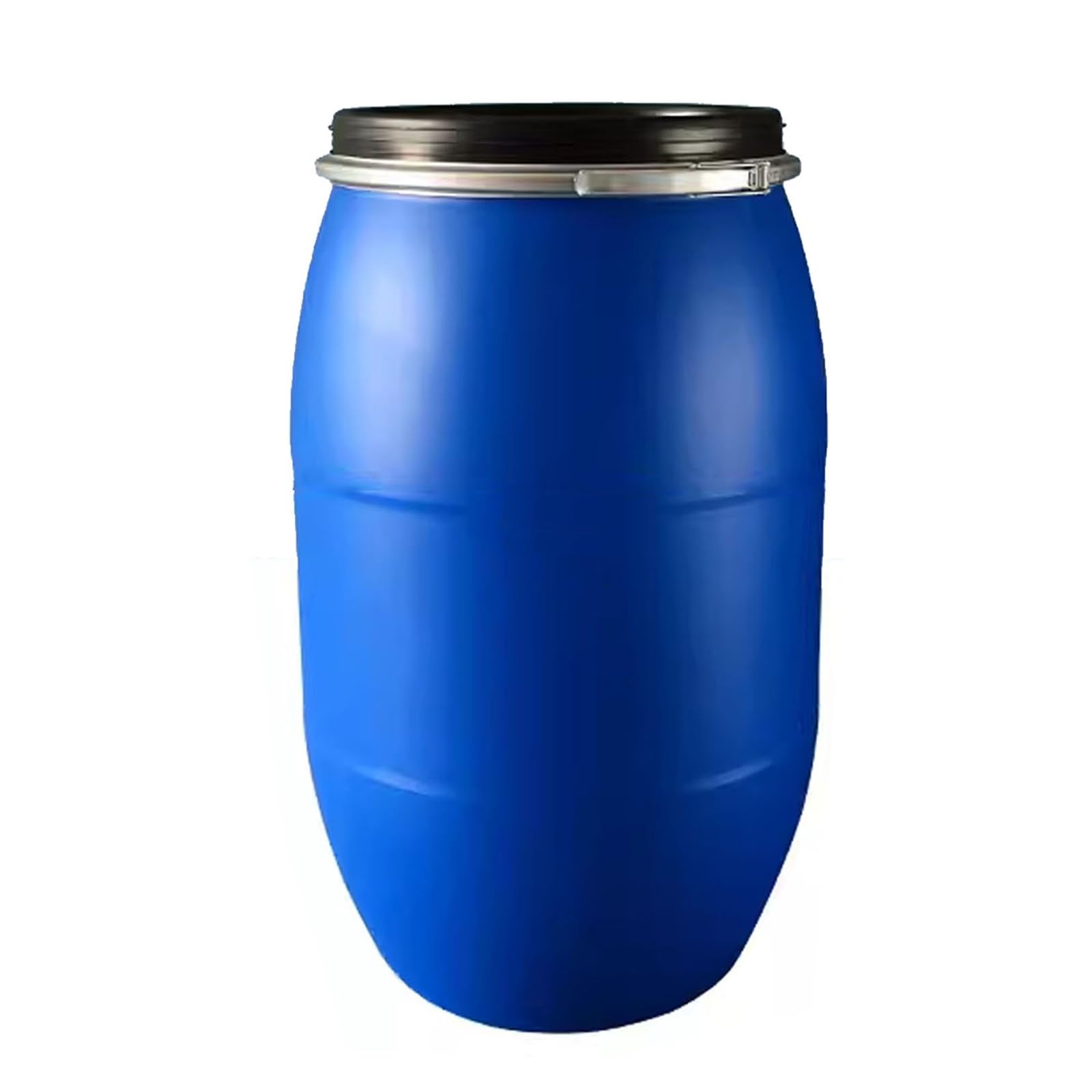 Contenedores de Almacenamiento de Agua con Grifo, Plástico Barril de Almacenamiento de Agua con Tapa, Anillo de Sellado de Metal, Cubos de Plástico de Calidad Alimentaria(200L)