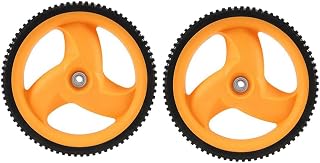 Kochenty Paquete de 2 ruedas traseras para cortacésped Husqvarn 5324035-09, 5324327-49, 532403509, 532432749