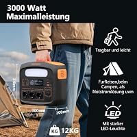 NECESPOW Tragbare Powerstation Mit 100W Solarpanel x 2, Solargenerator 1800W, 1024Wh LiFePO4 Akku, PD 100W, USB-C/AC/DC, Solarladung, für Camping, Notstrom, Outdoor – Ansicht 7