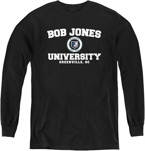 Miniatura 3 de Bob Jones University Official Circle Logo Youth Long Sleeve T Shirt